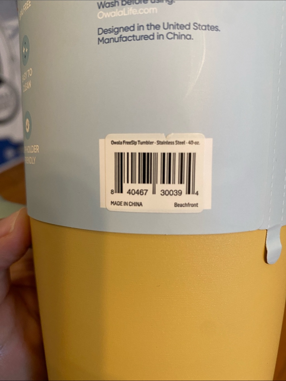 Owala FreeSip Tumbler Beachfront 40oz - Picture 8 of 8